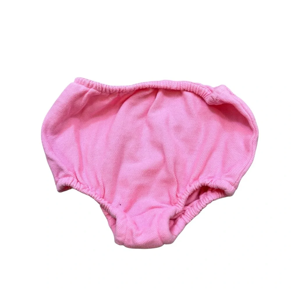 Lot of Two Pair Ralph Lauren Pink Infant Bloomers Size 3 and 9‎ Months